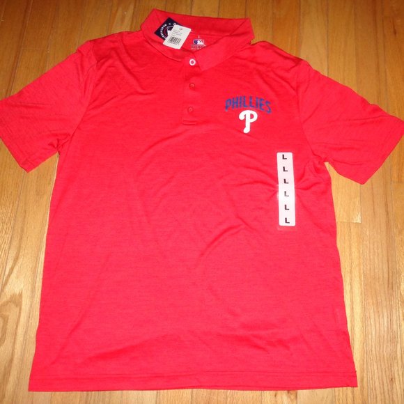Philadelphia Phillies MLB Genuine Merchandise Polo Golf Shirt - Size Large - Picture 1 of 6